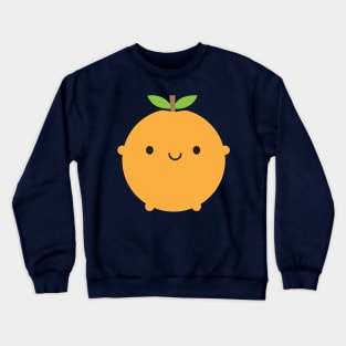 Kawaii Orange Crewneck Sweatshirt